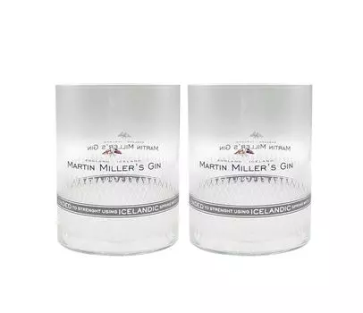 Набор бокалов для джина от Martin Miller из 2 стаканов/тумблеров Mixcompany