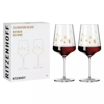 Набор бокалов для красного вина Celebration Deluxe #3 от Romi Bohnenberg Ritzenhoff, золото