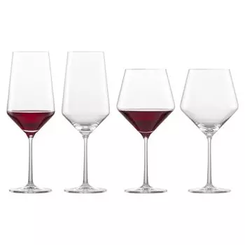 Набор бокалов для красного вина Zwiesel Glas PURE Бордо и Бургундия, 4 предмета