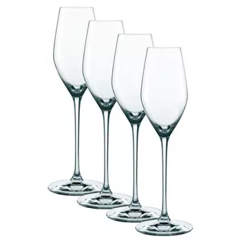 Набор бокалов для шампанского Supreme XL, 4 шт Nachtmann, прозрачный