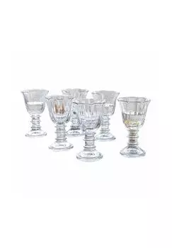 Набор бокалов для вина Noelle, 6 шт., прозрачные Loberon, цвет Klar