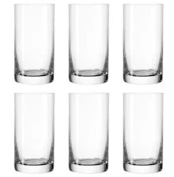 Набор бокалов Leonardo, 6,2x12x6,2 см, прозрачный/прозрачный