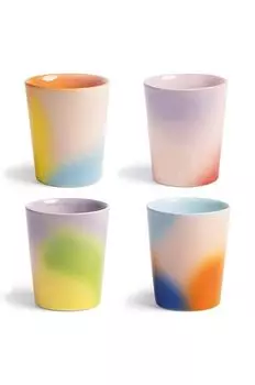 Набор больших кружек Hue, 4 шт. &k amsterdam, мультиколор