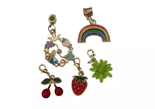 Набор Больших Украшений Для Изготовления Бусин Кулоны Коробка 1267 Штук. Lean Toys