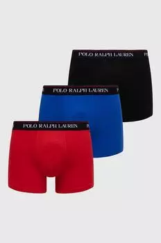 Набор боксеров , 3 пары Polo Ralph Lauren, синий