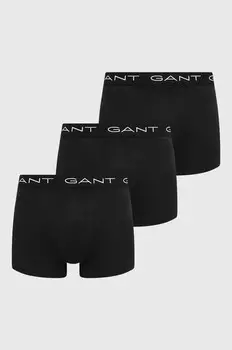 Набор боксеров Gant, 3 шт, черный