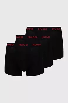 Набор боксеров HUGO, 3 шт, черный