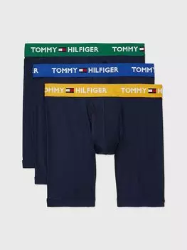 Набор боксеров Tommy Hilfiger Everyday Microfiber, 3 предмета, синий