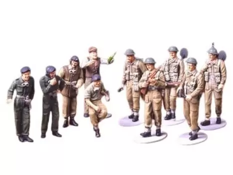 Набор британской пехоты времен Второй мировой войны (Европейская кампания) 1:48 Tamiya 32526