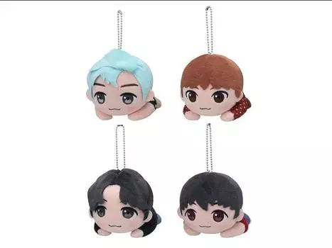 Набор BTS Tinytan Set of 4 Plush Keychain Sega