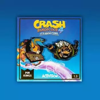 Набор Булавок Crash Bandicoot Дингодил И Тавна Inna marka