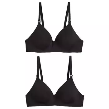 Набор бюстгальтеров для беременных H&amp;M Padded Nursing, 2 предмета, черный