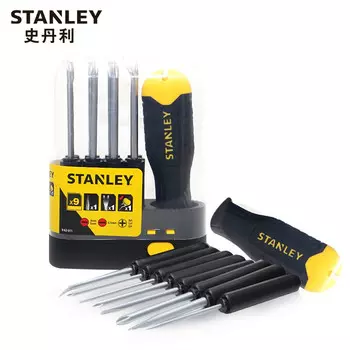 Набор бытовых крестовых отверток STANLEY, 9 предметов STHT62511-8-23