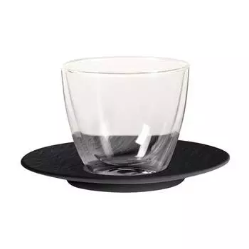 Набор caf au lait manufacture rock Villeroy & Boch, черный