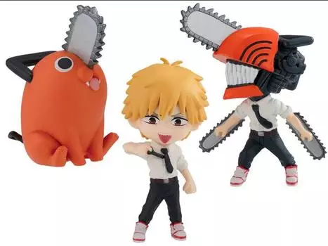 Набор Chainsaw Man Chibi Masters Wave 1 Set of 3 Figures Bandai Namco