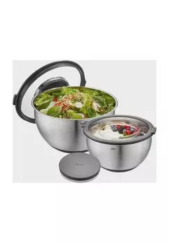 Набор чаш, 2 предмета, с защитой от брызг Gefu, серебро