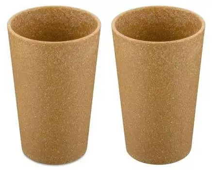 Набор чашек connect из 2 шт. Koziol, коричневый