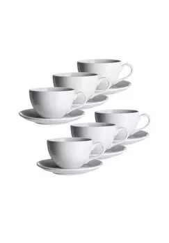Набор чашек для кофе с молоком COLOMBIA MaSer, белый