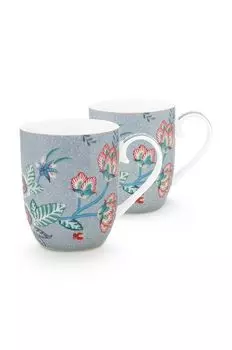 Набор чашек Фестиваля цветов, упаковка из 2 шт. Pip Studio, мультиколор