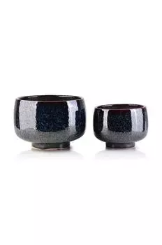 Набор чехлов для горшков Нева, 2 шт. Affek Design, темно-синий