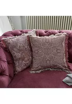 Набор чехлов на подушки из 2 чечевиц фиолетового цвета Loberon, цвет Gesamt Breite Lila