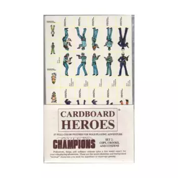 Набор чемпионов № 2 — Полицейские, мошенники и гражданские лица, Cardboard Heroes