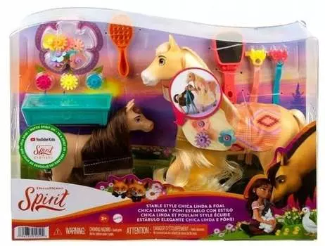 Набор Chica Linda Spirit Untamed Stable Style Mustang Mattel