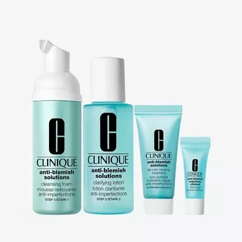 Набор Clinique Anti-blemish Solutions Mini Kit Skincare, 4 предмета