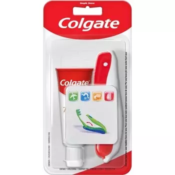 Набор Colgate Total Travel Set Мягкая зубная щетка с зубной пастой Colgate Total Компактный размер Содержит фторид Защищает чувствительные зубы
