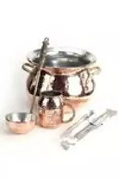НАБОР "CopperGarden" Медная кастрюля "Feuerzangenbowl" и аксессуары