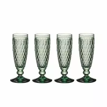Набор цветных бокалов для шампанского boston, 4 шт. Villeroy & Boch, зеленый