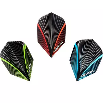 Набор Dartflights 3 x 3 Standard Plumage Chevron CANAVERAL