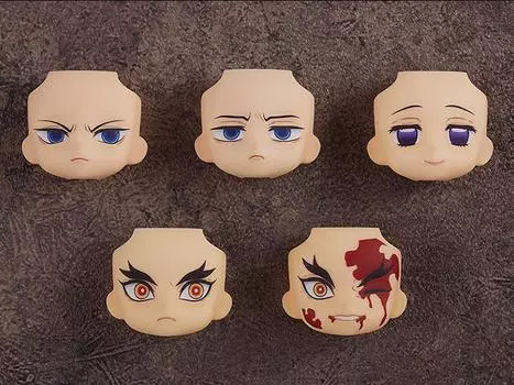 Набор Demon Slayer: Kimetsu no Yaiba Nendoroid More: Face Swap Vol.2 Set of 5 Face Plates Good Smile Company