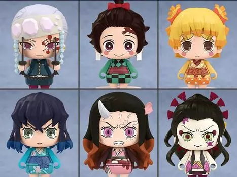 Набор Demon Slayer: Kimetsu no Yaiba Pocket Maquette 06 Boxed Set of 6 Figures Good Smile Company