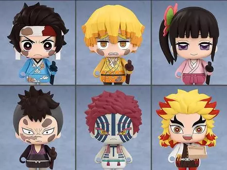 Набор Demon Slayer: Kimetsu no Yaiba Pocket Maquette 04 Boxed Set of 6 Figures Good Smile Company