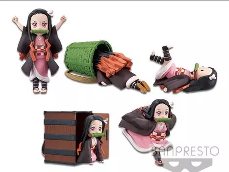 Набор Demon Slayer: Kimetsu no Yaiba World Collectable Figure Nezuko Kamado Collection Set of 5 Figures Banpresto