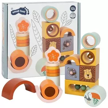 Набор деревянных сенсорных блоков Safari, 12 элементов. Inna marka