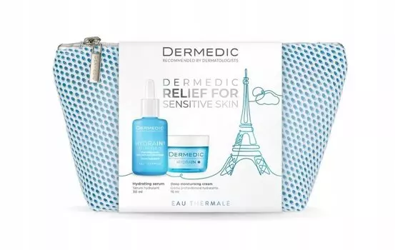 Набор Dermedic Hydrain 3 Serum 30 мл + Увлажняющий крем 15 мл Для сухой кожи