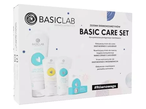 Набор дермокосметики Basiclab Kompleksowa pielgnacja nawilajca, 1 шт