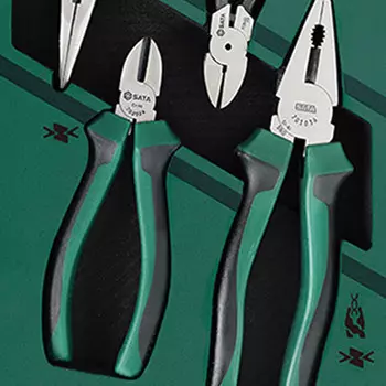 Набор держателей инструментов SATA, торцевые ключи, плоскогубцы, напильник, отвертка, быстроразъемный ключ, набор плоскогубцев из 4 предметов 09912A