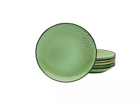 Набор десертных тарелок Creatable, зеленый