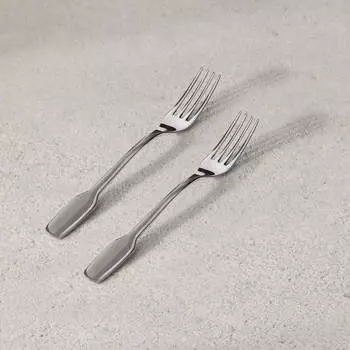 Набор десертных вилок Zara Home+ By Vincent Van Duysen, 2 предмета, стальной