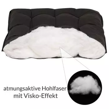 Набор Detex из 4 подушек на стул, напольная подушка, подушка для сиденья, декоративная подушка, подушка для стула, подушка для сиденья, подушка, цвет: серый в крапинку Sonstige, черный