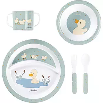 Набор детской посуды Sterntaler «Эдда», (5 шт.), цвет steingrn