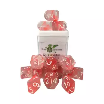 Набор Diffusion Poly - Fighter's Resolve с цифрами (15), Class & Creature Dice - Poly Sets