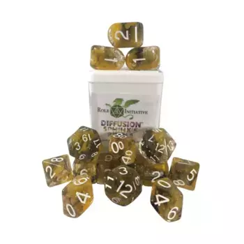 Набор Diffusion Poly — Загадка Сфинкса с символом класса (15), Class & Creature Dice - Poly Sets