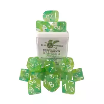 Набор Diffusion Poly — Знак рейнджера с цифрами (15), Class & Creature Dice - Poly Sets