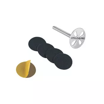Набор: диск педикюрный 15 мм Staleks Pro Expert Pododiscs Pdset-15, 5 шт