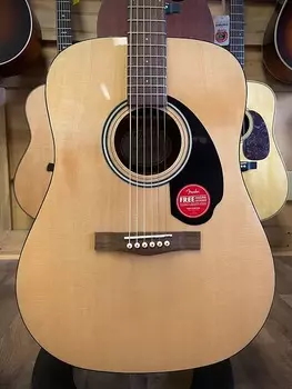 Набор для акустической гитары Fender FA115 Dreadnought, натуральный цвет FA115 Dreadnought Acoustic Guitar Pack