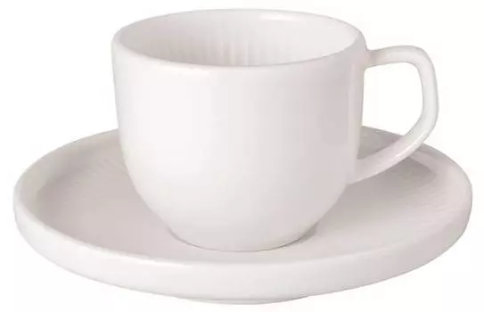 Набор для эспрессо afina из 2 предметов. Villeroy & Boch, белый